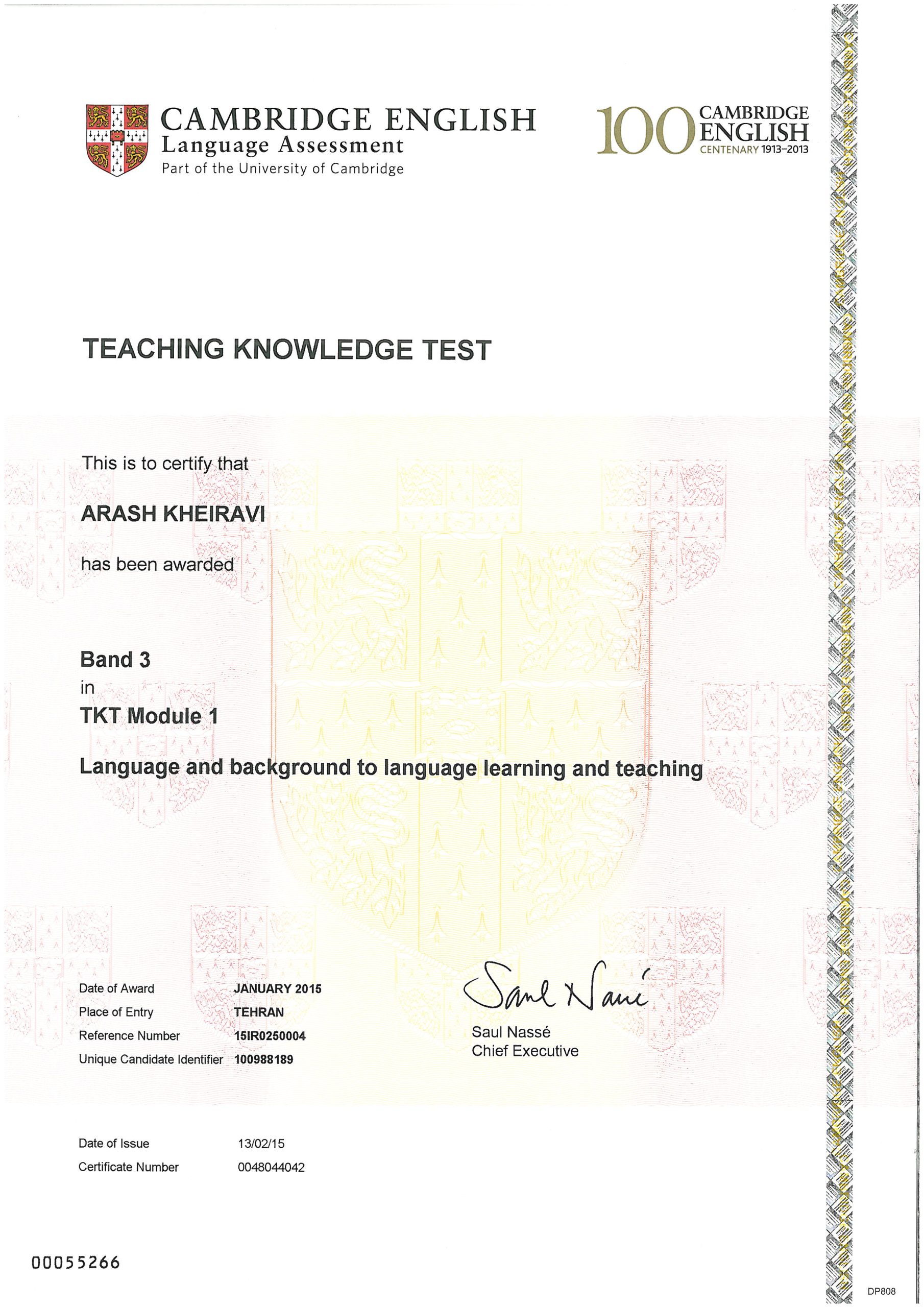 TKT(Teaching Knowledge Test)3